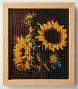 Girasoles de cuentas